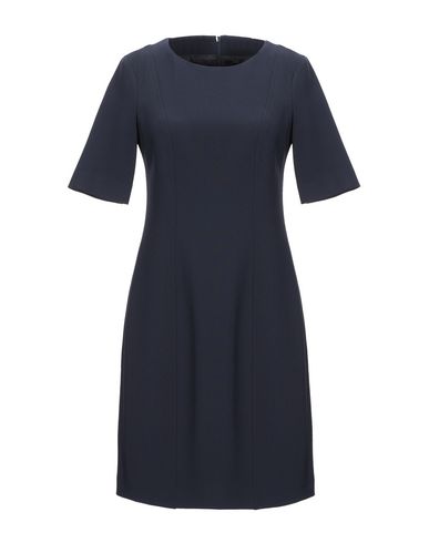 Peserico Short Dress In Dark Blue | ModeSens