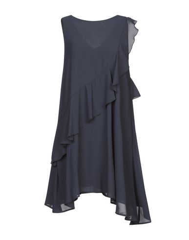Kaos Short Dress In Dark Blue | ModeSens