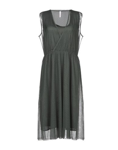 Sun 68 Midi Dress In Dark Green | ModeSens