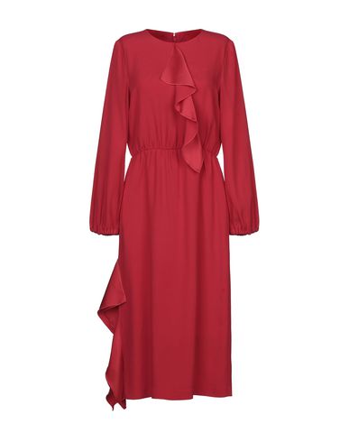 Eleventy Midi Dress In Red | ModeSens