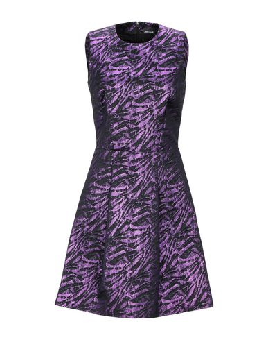 Just Cavalli Short Dress In Purple | ModeSens