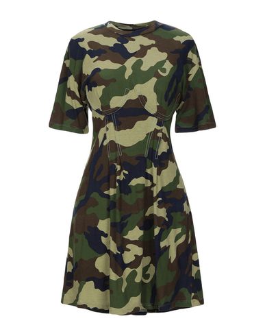 Kendall + Kylie Short Dress In Military Green | ModeSens