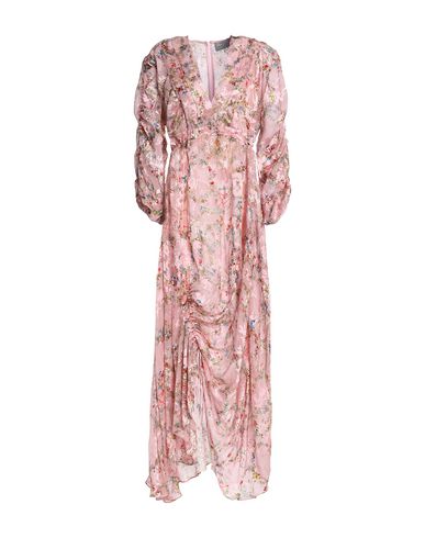 Preen By Thornton Bregazzi Long Dress In Light Pink | ModeSens