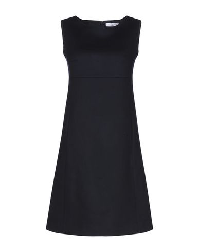 Cruciani Short Dress In Dark Blue | ModeSens