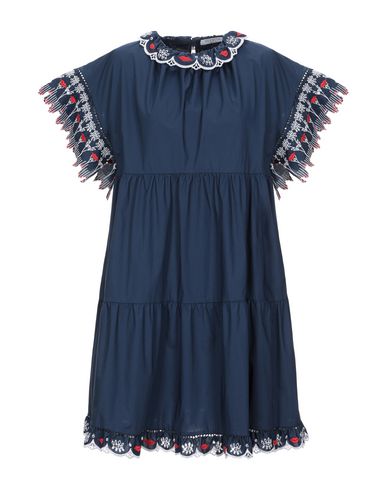Vivetta Short Dress In Dark Blue | ModeSens