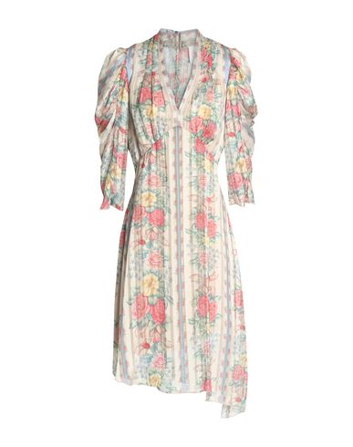 Anna Sui Knee-Length Dress In Beige | ModeSens