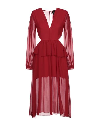 Marc Ellis Midi Dress In Red | ModeSens