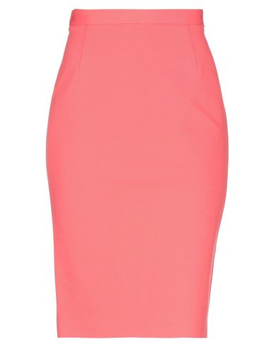 Emporio Armani Knee Length Skirts In Coral | ModeSens