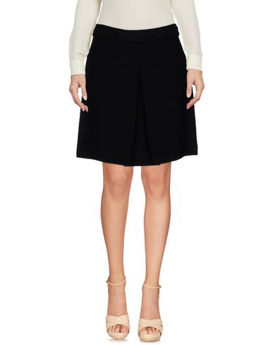Prada Knee Length Skirt In Black | ModeSens