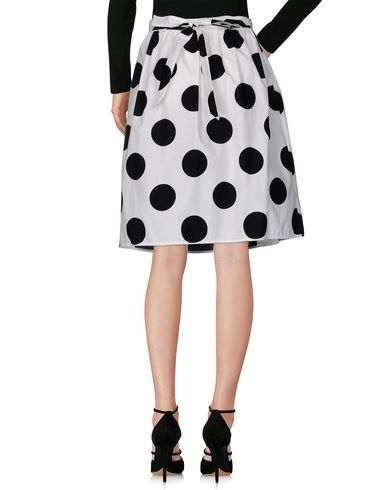 RED VALENTINO RED VALENTINO WOMAN MIDI SKIRT WHITE SIZE 2 COTTON