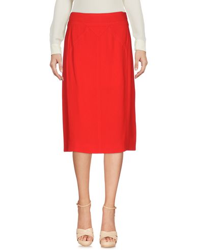 Sonia Rykiel Knee Length Skirt In Red | ModeSens