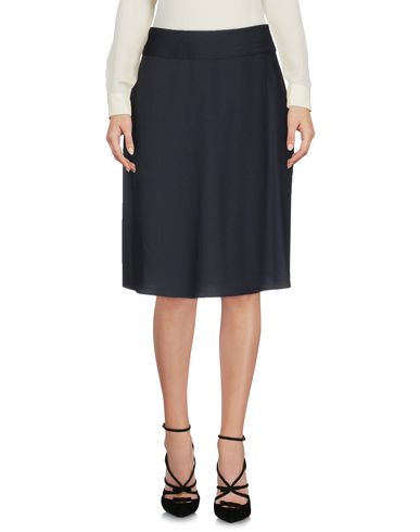 ZOOM JIL SANDER NAVY - Knee length skirt