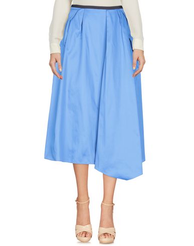 ZOOM JIL SANDER NAVY - 3/4 length skirt