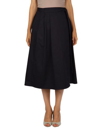 ZOOM JIL SANDER NAVY - 3/4 length skirt