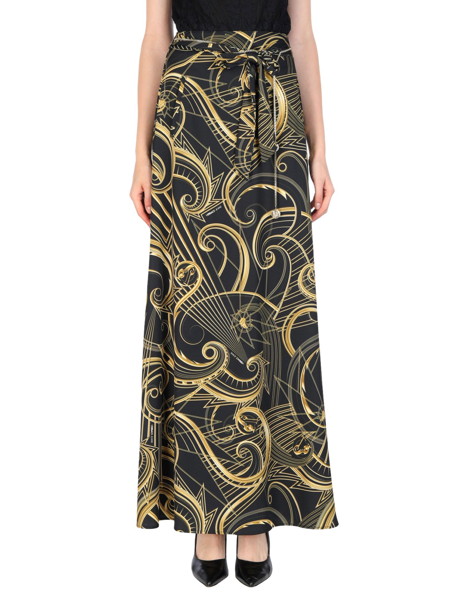 versace maxi skirt