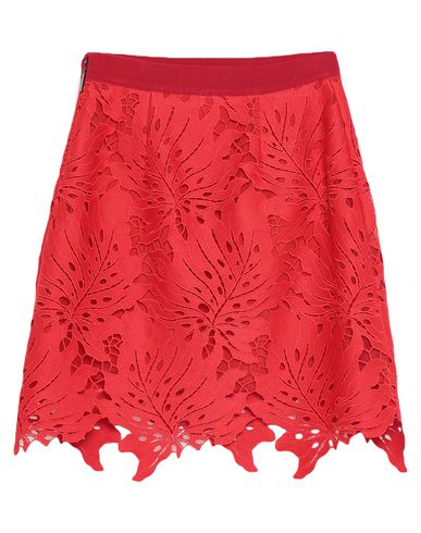Msgm Knee Length Skirt In Red | ModeSens