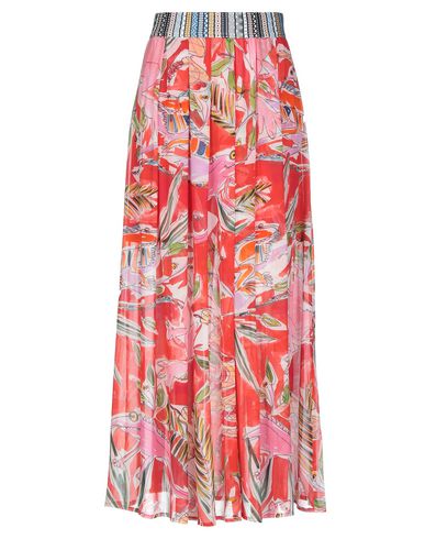 red maxi skirt queen
