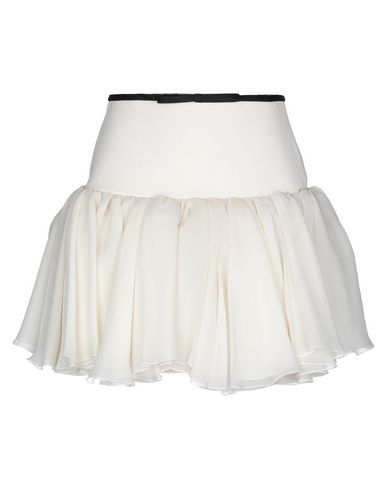 Giamba Knee Length Skirt In Ivory | ModeSens