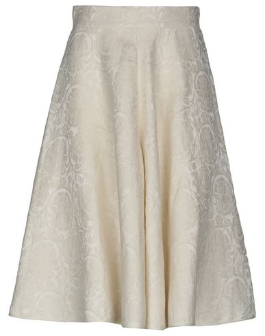 Les Copains Knee Length Skirt In Beige | ModeSens