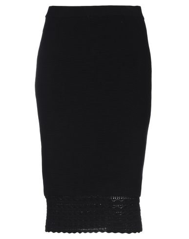 Boutique Moschino Knee Length Skirt In Black | ModeSens