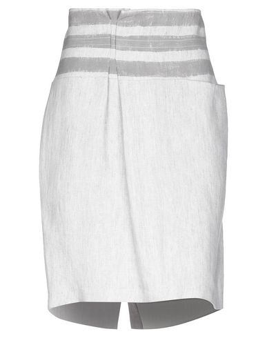 Brunello Cucinelli Knee Length Skirt In Light Grey