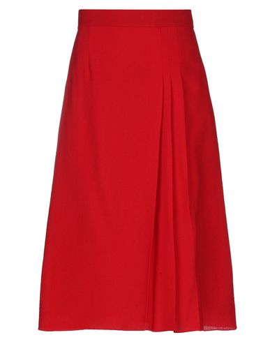 Lanvin Midi Skirts In Red | ModeSens