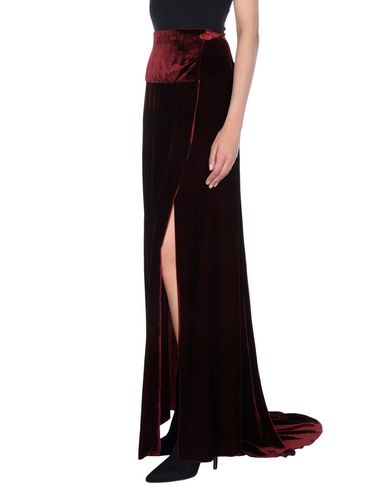 Dries Van Noten Maxi Skirts In Maroon | ModeSens