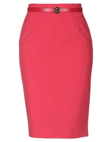 Elisabetta Franchi Knee Length Skirt In Garnet | ModeSens