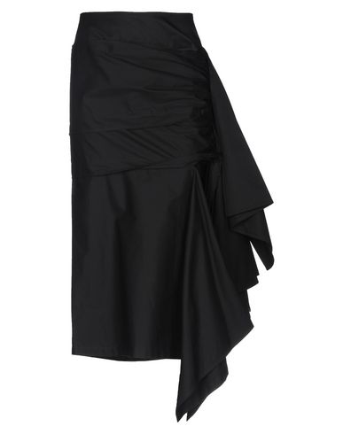 Yohji Yamamoto Midi Skirts In Black | ModeSens