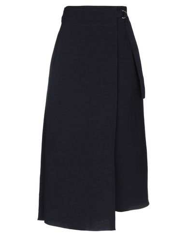 Jil Sander Midi Skirts In Dark Blue | ModeSens