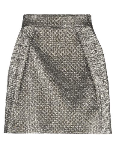 Atos Lombardini Knee Length Skirt In Platinum