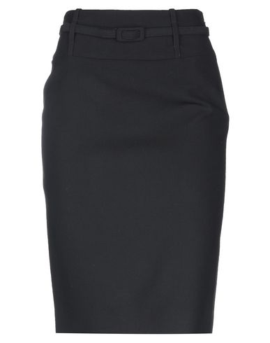 Clips Knee Length Skirt In Black | ModeSens