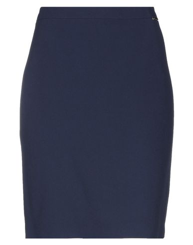 Blumarine Knee Length Skirt In Dark Blue | ModeSens