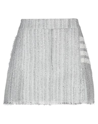 Thom Browne Mini Skirt In Light Grey