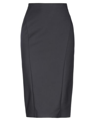 Patrizia Pepe Woman Midi Skirt Black Size 4 Cotton, Polyamide, Elastane