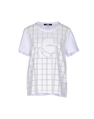 KARL LAGERFELD T-Shirt in White | ModeSens