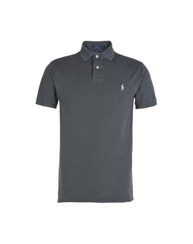 slim fit cotton mesh polo