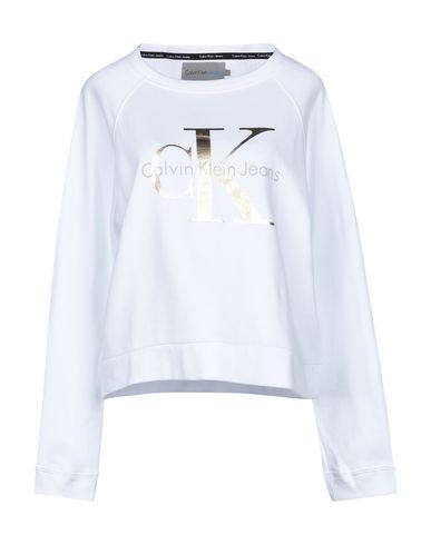 calvin klein white jumper womens