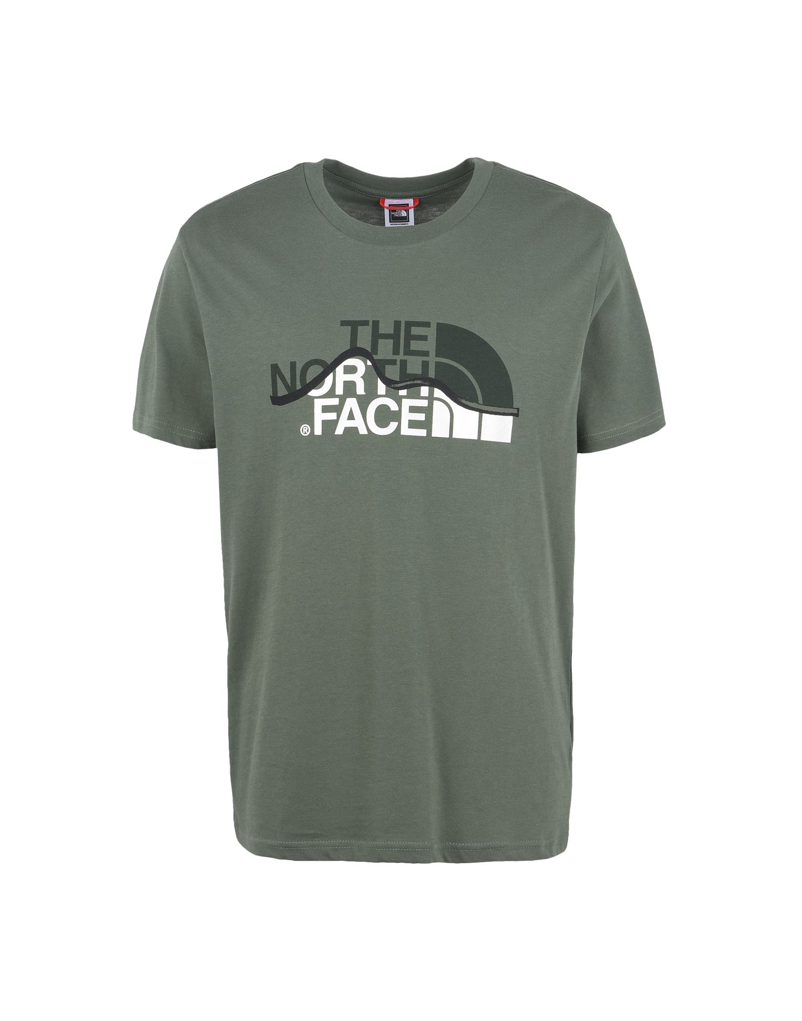 north face mountain line t shirt