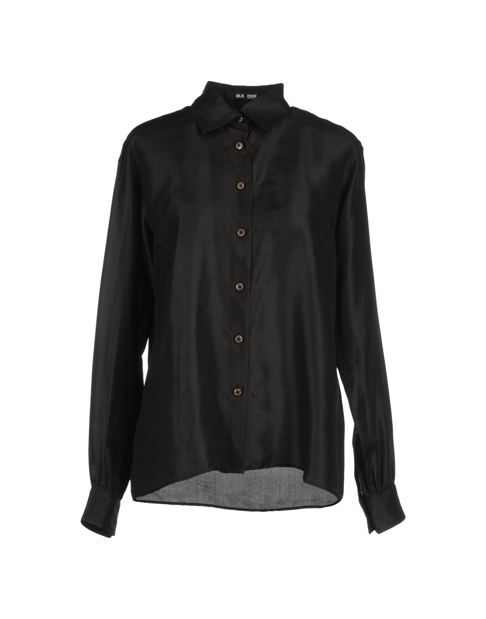 Blk Dnm Silk Shirt And Top   Women Blk Dnm Silk Shirts And Tops   38288187EN