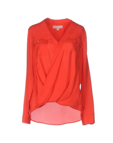 michael kors blouses red
