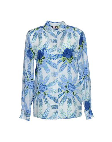 MSGM Floral Shirts & Blouses in Blue | ModeSens