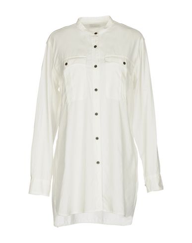 DRIES VAN NOTEN Solid Color Shirts & Blouses in White | ModeSens