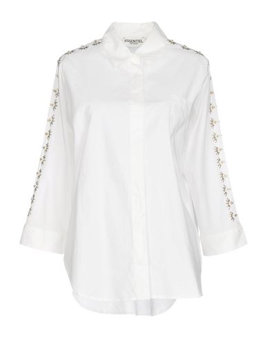 ESSENTIEL ANTWERP Solid Colour Shirts & Blouses in White | ModeSens