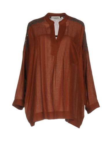 ESSENTIEL ANTWERP Patterned Shirts & Blouses in Brown | ModeSens