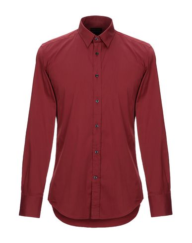 Antony Morato Solid Color Shirt In Brick Red