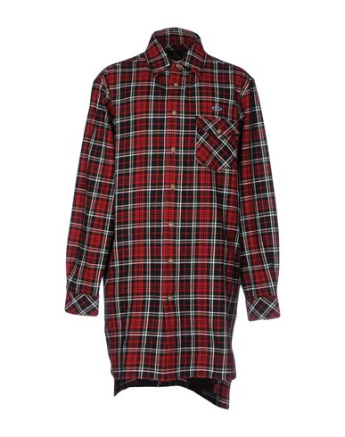VIVIENNE WESTWOOD ANGLOMANIA CHECKED SHIRT, MAROON | ModeSens