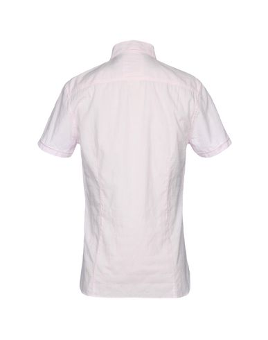 guess pink striped shirt mens