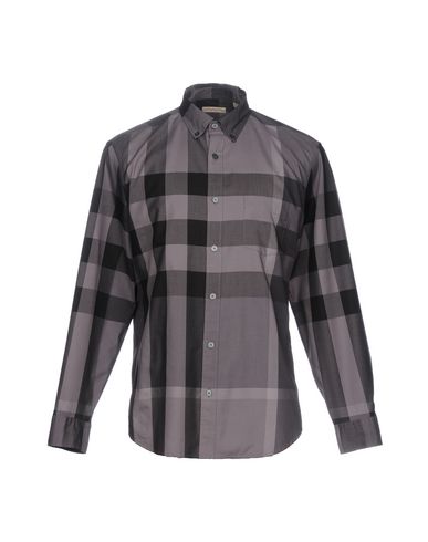 mens white burberry shirt