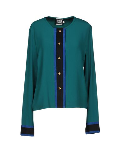 FAUSTO PUGLISI Solid color shirts & blouses,38731313SQ 5